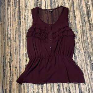 Express Plum Top
